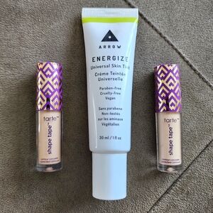 Bundle Arrow Universal Skin Tint 1 oz Tarte Shape Travel 22N 29N Lt Med Neutral
